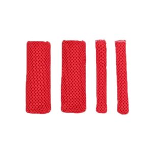 Summer Ice Silk Sweat-absorbent Breathable Electric Vehicle Grips, Color: Red