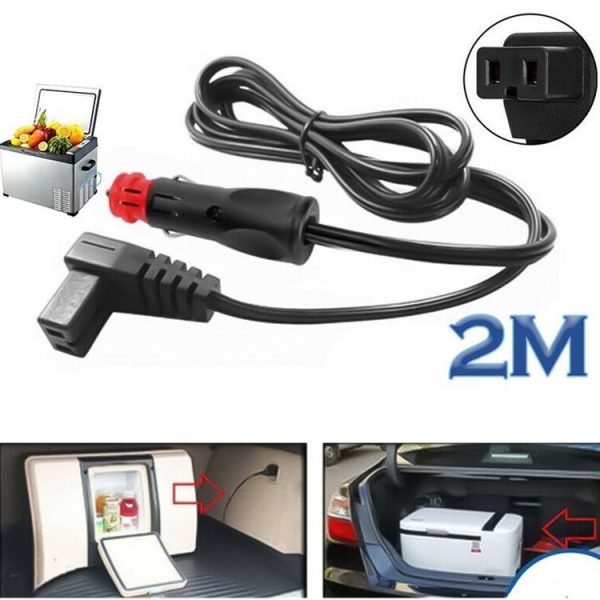 Car Mini Refrigerator Compressor Cigarette Lighter German Plug Power Cord (60SE0195) - Image 2