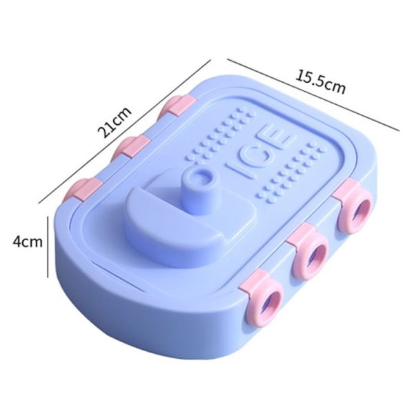 Boat Shape Cartoon Silicone Ice Mold DIY Ice Cream Popsicle Molds (Blue) - Image 2