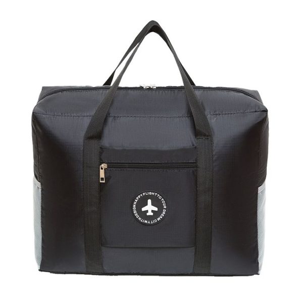 Thickened Luggage Bag Can Put Trolley Case Folding Travel Bag (Black)