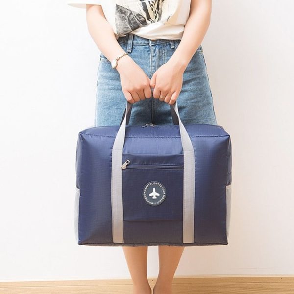 Thickened Luggage Bag Can Put Trolley Case Folding Travel Bag (Black) - Image 10