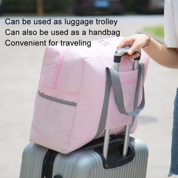 Thickened Luggage Bag Can Put Trolley Case Folding Travel Bag (Black) - Image 8