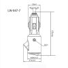 15A Car LED Indicator Light With Switch Cigarette Lighter Plug (Assembled) - Image 3