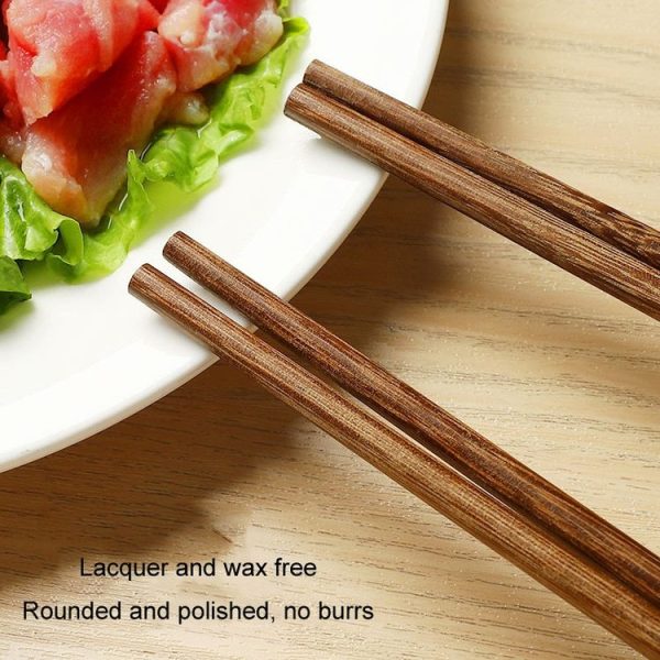 32cm Wooden Extra Long Chopsticks Household Anti-scald Non-slip Chopsticks For Hotpot Frying - Image 3