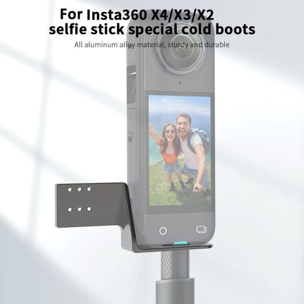 Insta360 X4 / X3 / One X2 CYNOVA Cold Shoe Expansion RODE Wireless GO Microphone - Image 2
