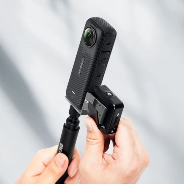 Insta360 X4 / X3 / One X2 CYNOVA Cold Shoe Expansion RODE Wireless GO Microphone - Image 6