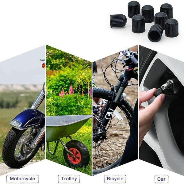 30pcs Car Bicycle Plastic Tire Valve Cap (0.95x1.25cm) - Image 5