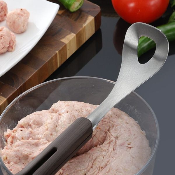 304 Stainless Steel Meatball Maker Meatballs and Shrimp Mold Meatball Making Spoon (304) - Image 6