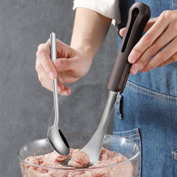 304 Stainless Steel Meatball Maker Meatballs and Shrimp Mold Meatball Making Spoon (304) - Image 7
