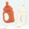 Baby Silicone Teether Bottle Bite Teether Teething Stick, Color: With Box Nano Color - Image 2