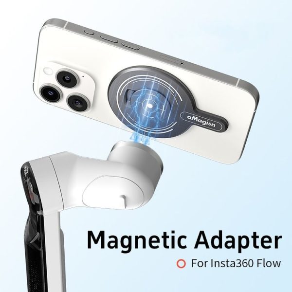 Insta360 Flow aMagisn Gimbal Magnetic Adapter MagSafe Sports Camera Accessories - Image 2