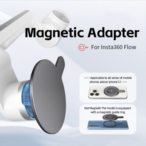 Insta360 Flow aMagisn Gimbal Magnetic Adapter MagSafe Sports Camera Accessories - Image 8