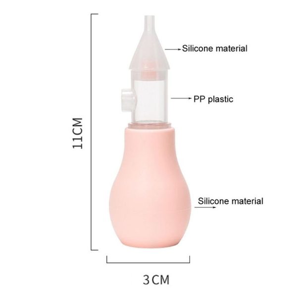 Baby Nasal Aspirator Anti-Reflux Air Pump Nasal Booger Cleaning Tool (Light Green) - Image 3