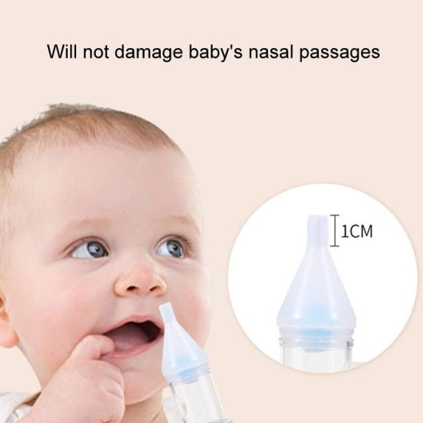 Baby Nasal Aspirator Anti-Reflux Air Pump Nasal Booger Cleaning Tool (Light Green) - Image 4