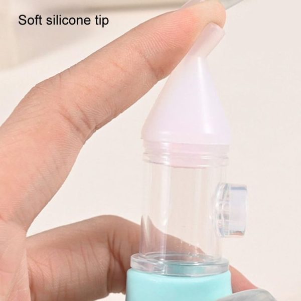 Baby Nasal Aspirator Anti-Reflux Air Pump Nasal Booger Cleaning Tool (Light Green) - Image 5