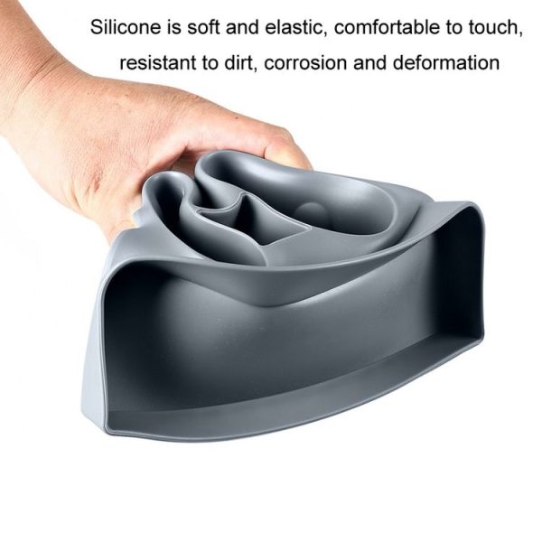 Tesla Model3 / Y Central Water Cup Limiter Silicone Coaster (Black) - Image 3