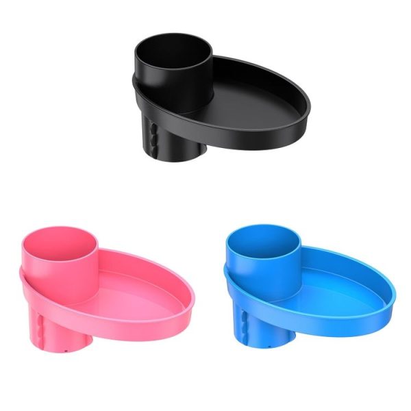 Car Drink Cup Holder Portable Hook Storage Rack (Black) - Image 2