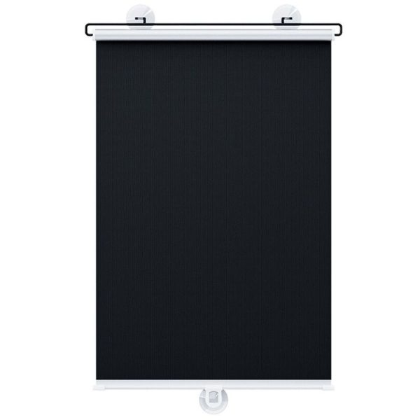 40x60cm Car Summer No-punch Retractable Titanium Silver Sunshade Curtain