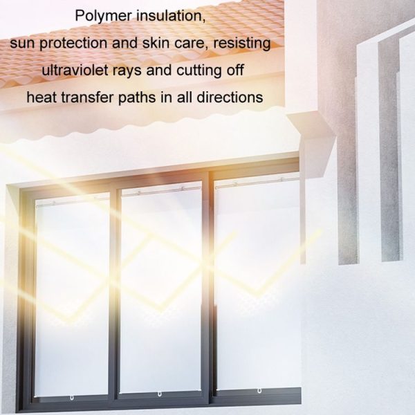 40x60cm Car Summer No-punch Retractable Titanium Silver Sunshade Curtain - Image 5