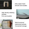 Cationic Double Layer Cosmetic Bag Large Capacity Handheld Wash Bag Thickened Waterproof Travel Storage Bag (Grey) - Image 6