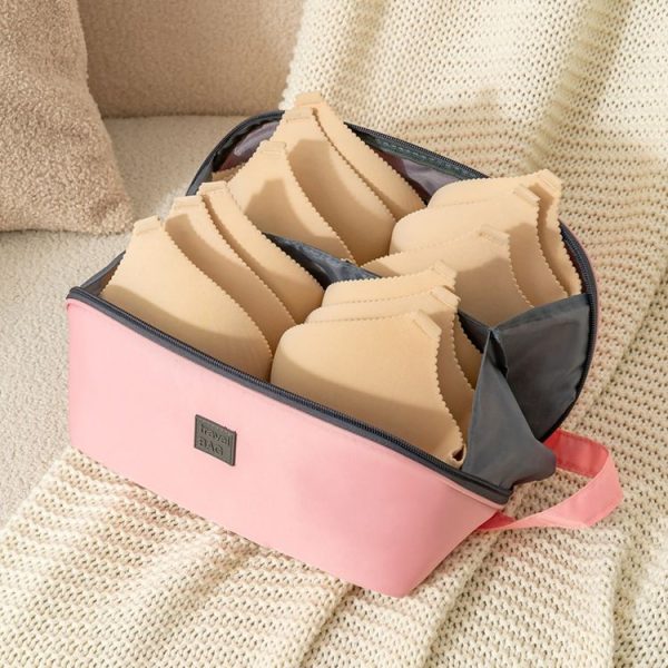 Travel Portable Storage Bag Luggage Dispenser Bag Underwear Panty Storage Bag (Grey) - Image 6