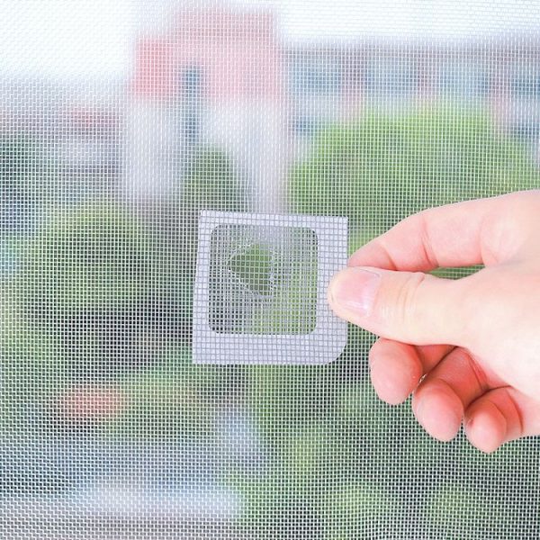 10pcs Household Floor Drain Stickers Anti-Mosquito Stickers For Screens Window Screen Hole Repair Subsidies (3 Rectangle Structure) - Image 10