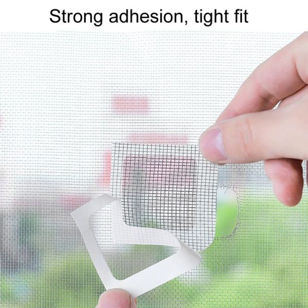 10pcs Household Floor Drain Stickers Anti-Mosquito Stickers For Screens Window Screen Hole Repair Subsidies (3 Rectangle Structure) - Image 8