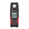 TASI TA630A Integrated Digital Light Meter Illuminance Lux Meter Backlight LCD Display 0.1-200000LUX / 0.01-20000FC Light Sensor Tester