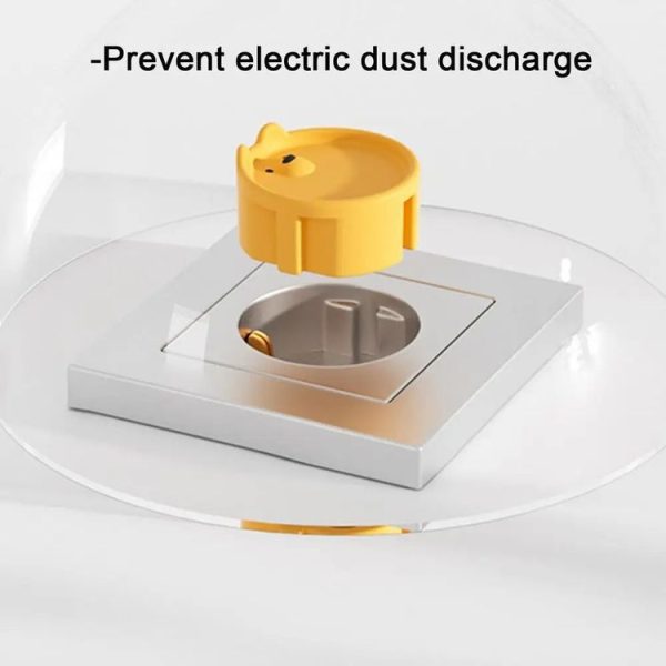 EU Plug Socket Silicone Cover Children Anti-electric Shock and Dustproof Protective Cover (Black) - Image 4