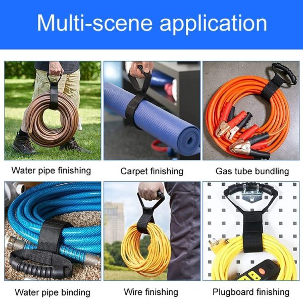 Weighted Storage Packing Tape Portable Hose Organization Tying Strap, Specification: S - Image 8