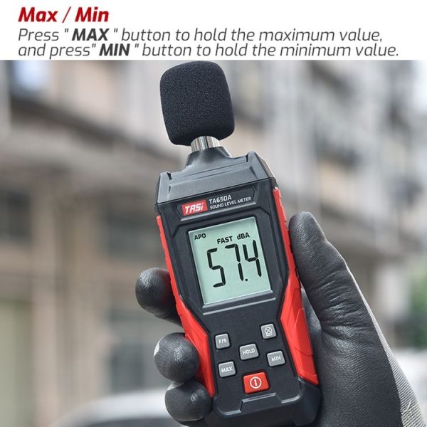TASI TA650A Decibel Detector House Volume Tester Noise Meter - Image 4