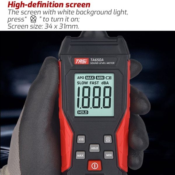 TASI TA650A Decibel Detector House Volume Tester Noise Meter - Image 6