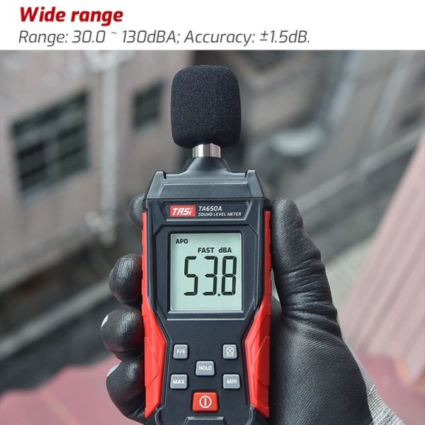 TASI TA650A Decibel Detector House Volume Tester Noise Meter - Image 9