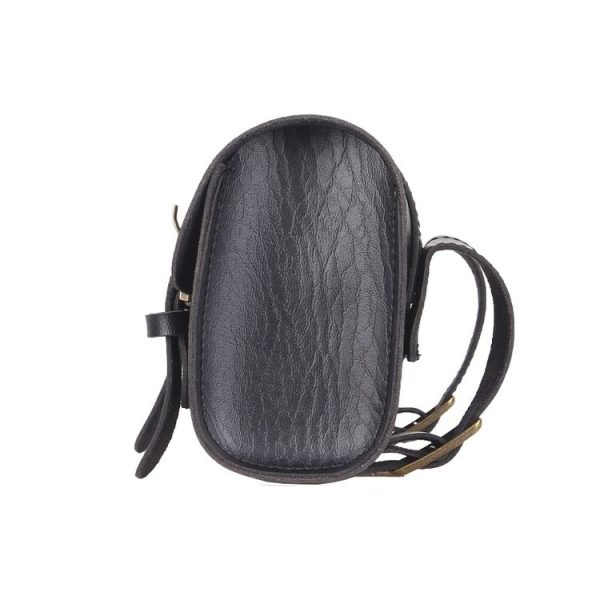 B-SOUL Bicycle Electric Scooter Riding Retro Front Head Bag (Black) - Image 3