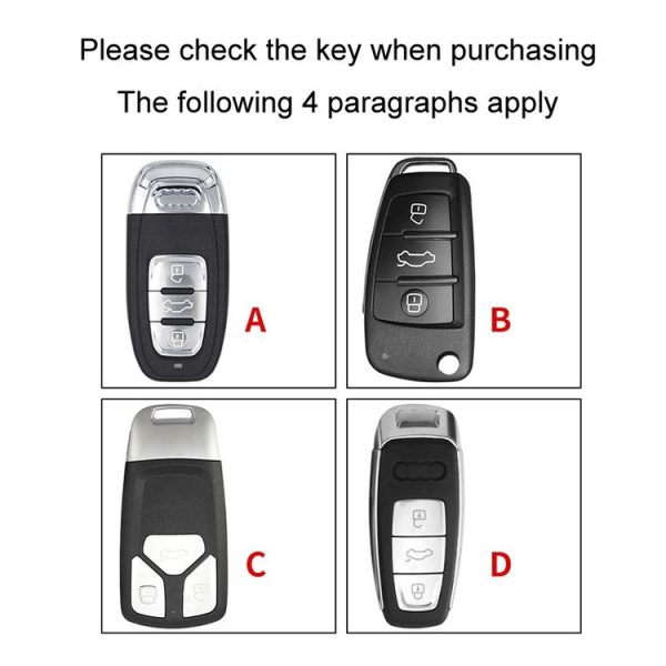 Audi A Car Folding Key Cover Multifunctional Keychain Anti-lost Number Plate - Image 3