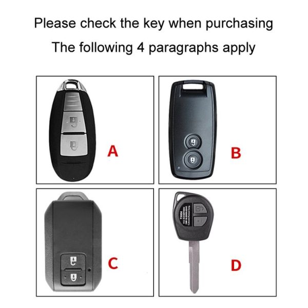 Suzuki A Car Key Cover Multifunctional Keychain Anti-lost Number Plate - Image 3