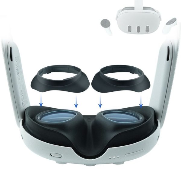 Meta Quest 3 VR Glasses Lens Protector Frame to Prevent Your Glasses from Scratching VR Lenses