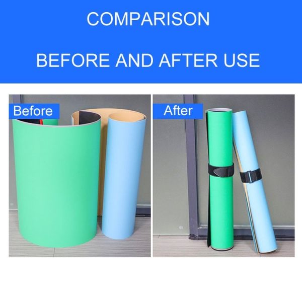 25 x 225mm Elastic No Grip Straps Heavy Duty Storage Release Organizer Tapes - Image 6