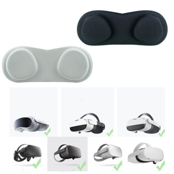 Lens Protective Cover For Meta Quest 3 / Quest 2 / Quest Pro / Pico 4 (Black) - Image 2