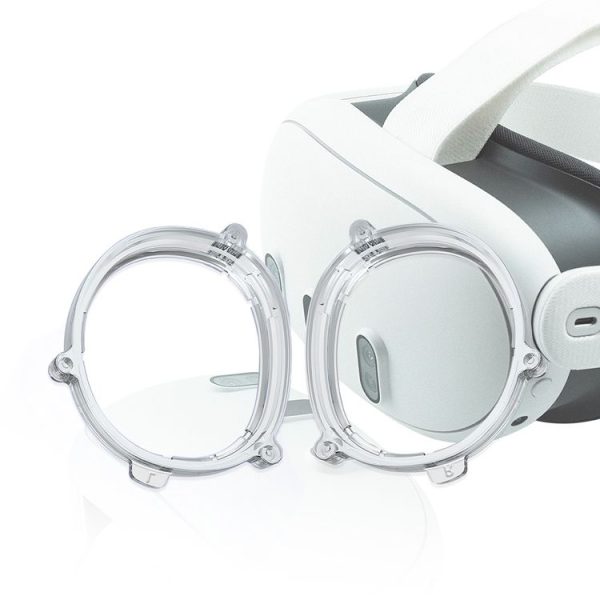 Meta Quest 3 VR Magnetic Eyeglasses Frame, Spec: L&R Frame Transparent - Image 2