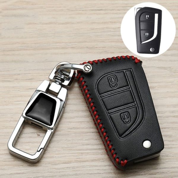 Toyota Car Key Cover Multifunctional Keychain Anti-lost Number Plate, Style: A
