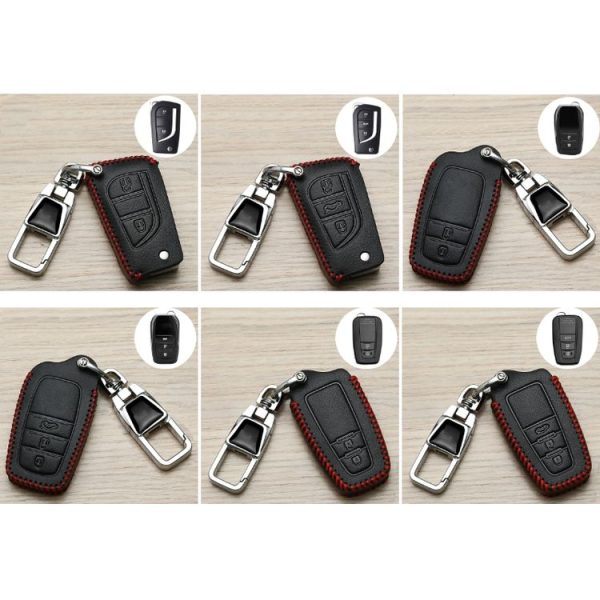 Toyota Car Key Cover Multifunctional Keychain Anti-lost Number Plate, Style: A - Image 2