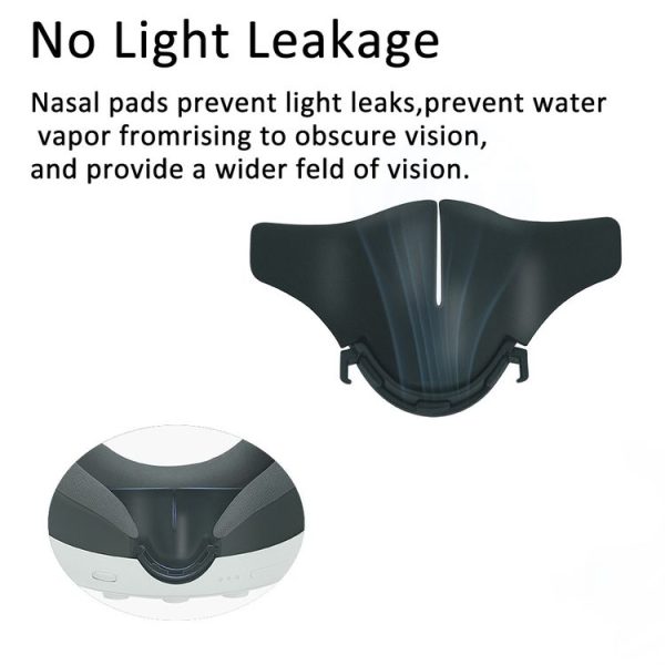 Meta Quest 3 VR Blackout Nose Pad Mask Face Pad Cover, Spec: 4pcs / Set - Image 5