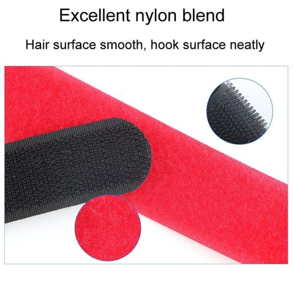 10pcs Nylon Cable Storage Snap Tape Reverse Buckle Type Fixed Packing Strap, Model: Black 20 x 150mm - Image 2
