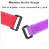 10pcs Nylon Cable Storage Snap Tape Reverse Buckle Type Fixed Packing Strap, Model: Black 20 x 150mm - Image 3