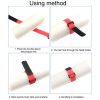 10pcs Nylon Cable Storage Snap Tape Reverse Buckle Type Fixed Packing Strap, Model: Black 20 x 150mm - Image 4