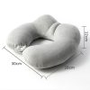 Portable Nap Neck Care Pillow Multifunctional Airplane Travel U-Shaped Pillow, Style: Gray PP Cotton - Image 3