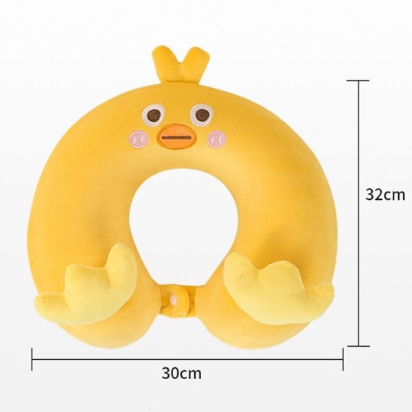 Cartoon Chicken U-Shaped Memory Pillow Students And Children Nap Rest Neck Care Pillow (Yellow) - Image 2