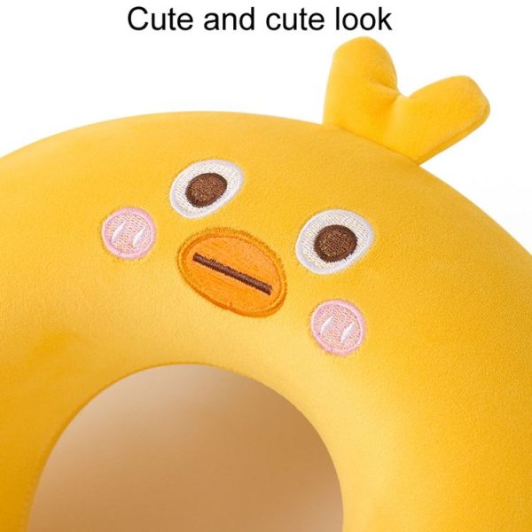 Cartoon Chicken U-Shaped Memory Pillow Students And Children Nap Rest Neck Care Pillow (Yellow) - Image 8