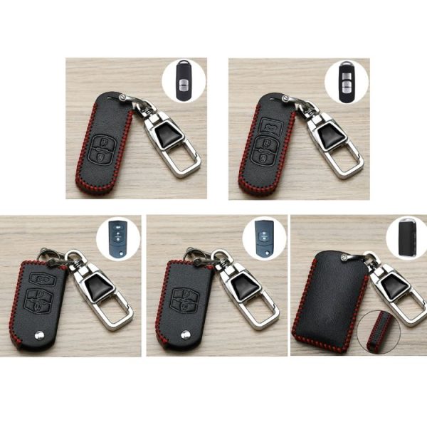Mazda Car Key Mover Multifunctional Keychain Anti-lost Number Plate (A) - Image 2